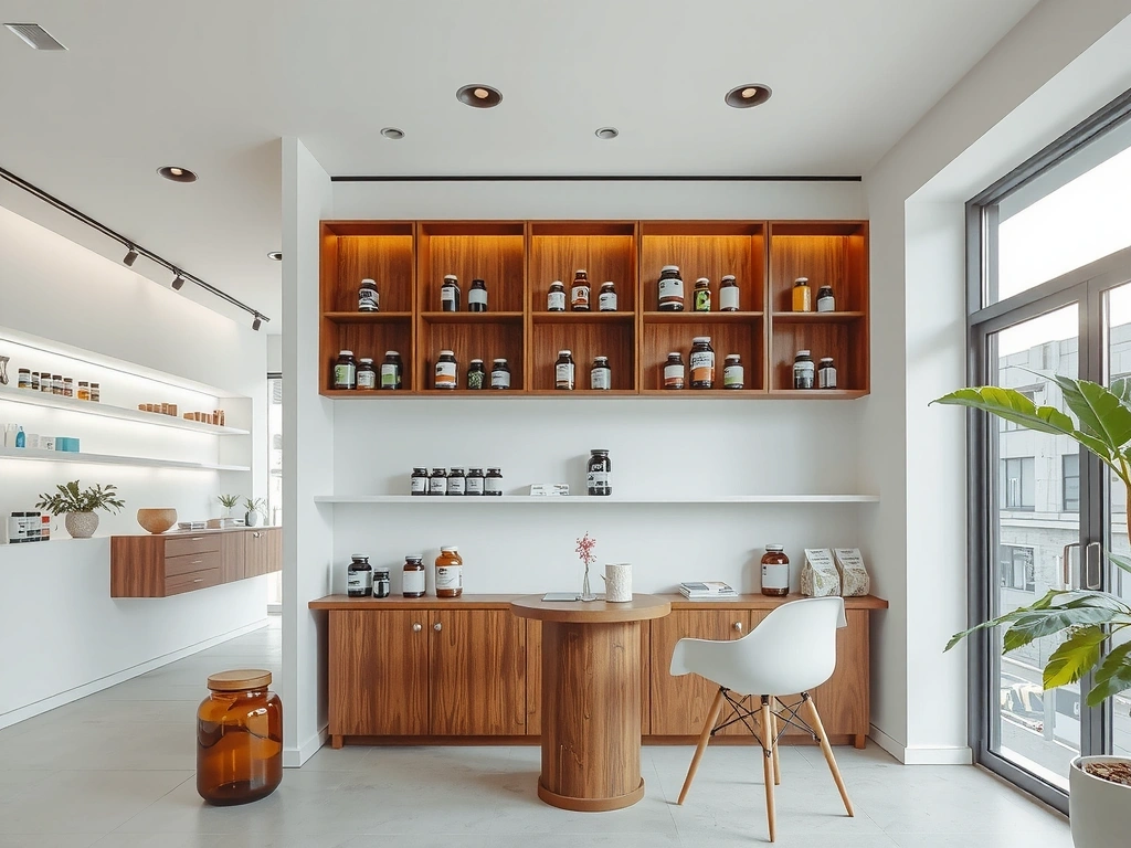 Vitality Men's store interior in Jakarta